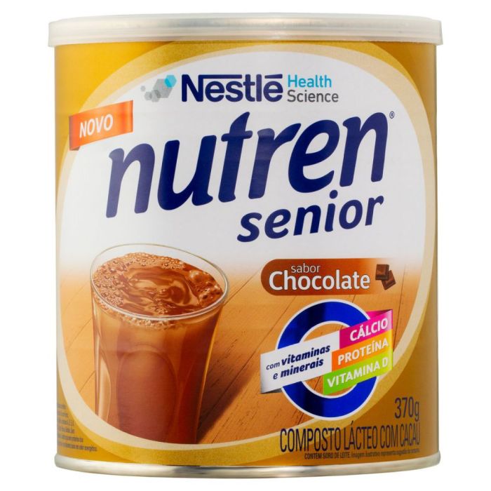 Composto Lácteo Nutren Senior Lata Chocolate 370G . Farma 83