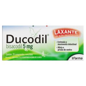 Ducodil 5Mg, Caixa Com 20 Comprimidos Revestidos