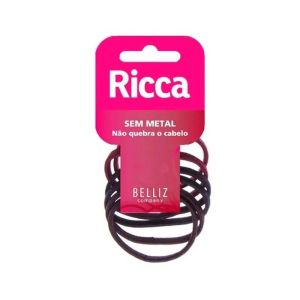 Ricca/Basics Fashion Elastico Sem Metal Com 6 Unidades Ref 896