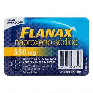 Flanax 550Mg Caixa Com 2 Comprimidos Revestidos