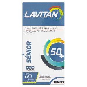 Suplemento Vitamínico Lavitan Sênior Com 60 Comprimidos