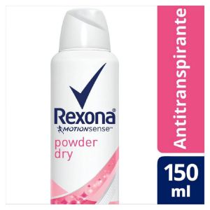 Desodorante Feminino Rexona Motionsense Powder Dry Aerosol 150mL 2 Unidades