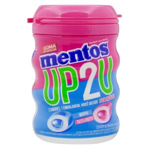 Chiclete Mentos Up2U Mint E Tutti-Frutti 56G