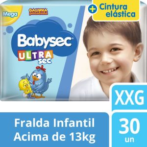 Fralda Babysec Ultra Sec Galinha Pintadinha Xxg 30 Unidades