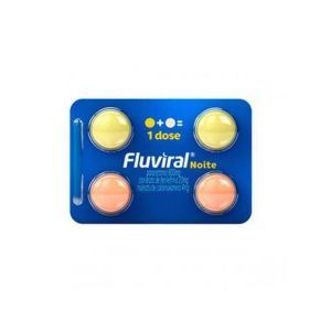 Fluviral Noite 400Mg + 20Mg + 400Mg + 4Mg Caixa Com 4 Comprimidos