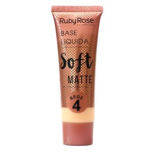 Base Líquida Ruby Rose Soft Matte Nº 04 Bege