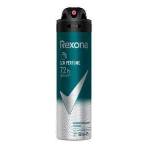 Desodorante Antitranspirante Rexona Masculino Aerosol sem Perfume 150mL