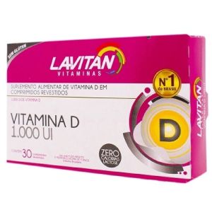 Lavitan Vitamina D Com 30 Comprimidos 1.000Ui