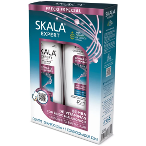 Kit Skala Expert Bomba de Vitaminas Shampoo 325mL + Condicionador 325mL