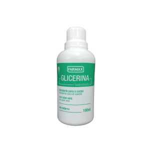 Glicerina Farmax 100mL Com Aloe E Vera
