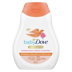Shampoo Baby Dove Hidratação Enriquecida Cabelos Cacheados 200mL