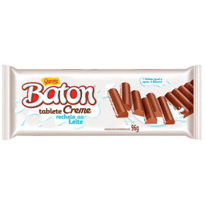 Chocolate Batom Tablete 96G Creme