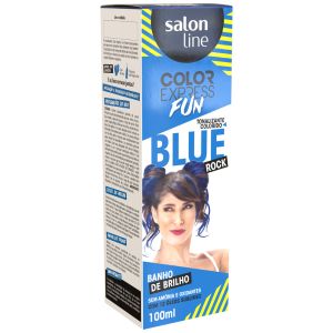 Salon Line Color Express Tintura Semi Permanente Fun Blue Rock, 100 mL
