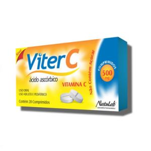 Viter C Comprimido 500Mg, Caixa Com 20 Comprimidos
