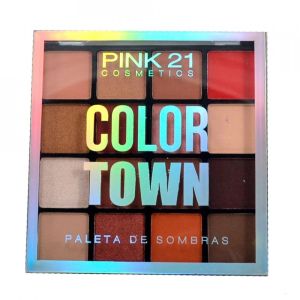 Paleta Sombra Pink21 Color Town
