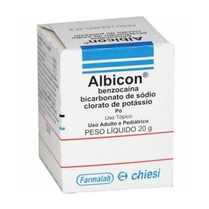 Albicon 0,006G/G + 0,884G/G + 0,11G/G Caixa Com 1 Frasco Com 20G De Pó De Uso Bucal