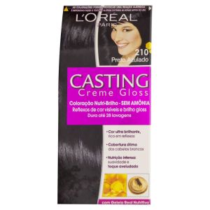 Casting Creme Gloss Coloracao Permanente 210 Preto Azulado 45 G