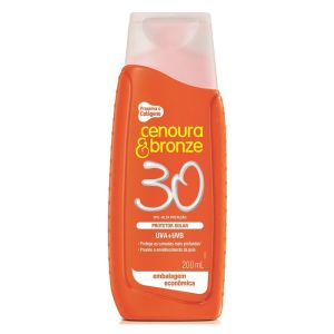 Cenoura & Bronze Protetor Solar Fps 30 Com Vitamina E 200mL