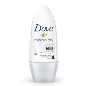 Desodorante Antitranspirante Roll On Dove Invisible Dry 50mL