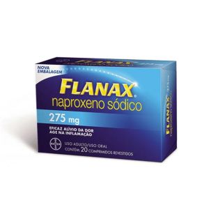 Flanax 275Mg Caixa Com 20 Comprimidos Revestidos