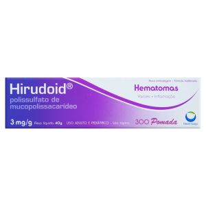 Hirudoid 3Mg Caixa Com 1 Bisnaga Com 40G De Pomada De Uso Dermatológico