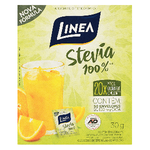 Adoçante Linea Stevia Po, Com 50 Envelopes De 600Mg