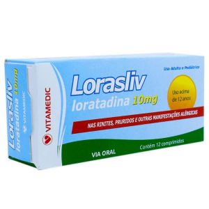 Lorasliv 10Mg Com 12 Comprimidos