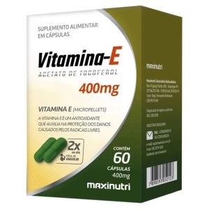 Vitamina E 400mg 60 Cps (Maxinutri)