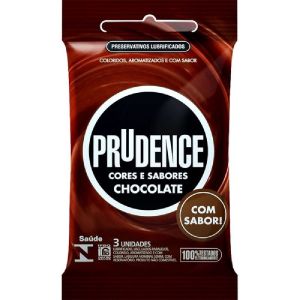 Preservativo Prudence Com 3 Chocolate 