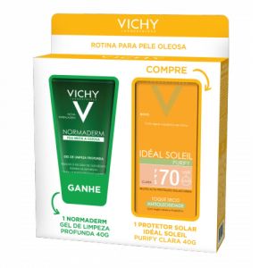 Kit Vichy Capital Soleil Fps70 40g + Normaderm 40g