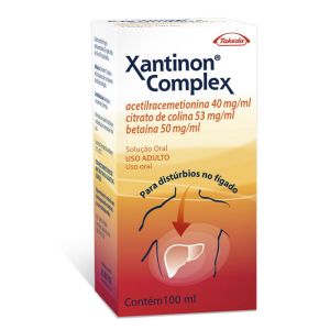 Xantinon Complex 40Mg/mL + 53Mg/mL + 50Mg/mL Caixa Com 1 Frasco Com 100mL De Solução De Uso Oral