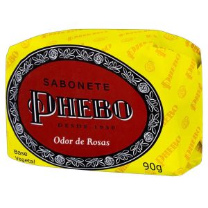 Sabonete Phebo Tradicional Odor De Rosas Barra 90G