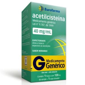 Acetilcisteina 40Mg 120mL Xarope Adulto Eurofarma