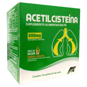 Acetilcisteina 600Mg 5G Caixa Com 16 Envelopes Adulto(A2F)