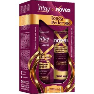 Kit Vitay+Novex Longo Poderoso Sh+Cond 300ml