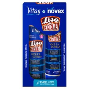 Kit Vitay+Novex Liso De Cinema Sh+Cond 300ml
