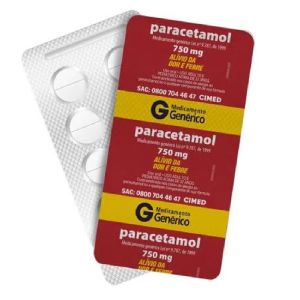 Paracetamol 750mg 10 Cpr
