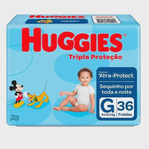 Fralda Hug Tripla Pro G Mega 9X36