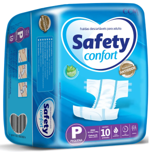Fralda Adulto Safety Confort Para Com 10 Un
