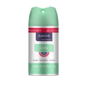 Desodorante Antitranspirante Above Women Lady, Aerosol, Pocket, 100mL