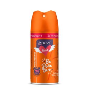 Desodorante Above Pocket Teen Be Positive 100mL 50G 48H Un