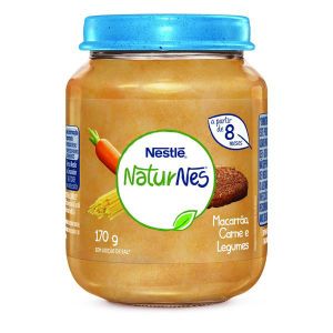 Papinha Nestlé Baby 8+ Meses, Macarrão Com Carne E Legumes, 170G