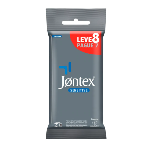 Preservativo Jontex Sensitive Leve 8 Pague 7 Cx C/24