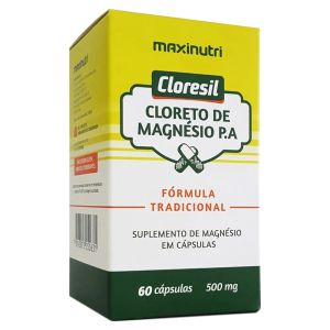 Cloreto De Magnesio P.A 500mg - 60 Cap Maxinutri