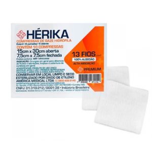 Compressa Herika Premium 7,5 Cm 7,5 Cm 10 Dobra 