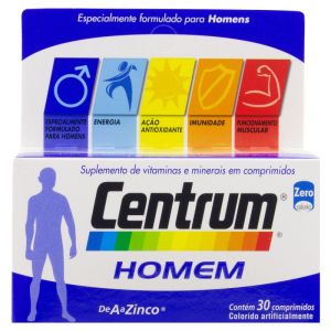 Centrum Complexo Vitaminico 30 Comprimidos Para Homens