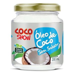 Óleo De Coco 200mL Coco Show Sem Sabor