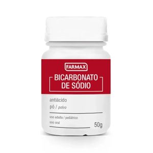 Bicarbonato De Sodio Pote Com 50Gr