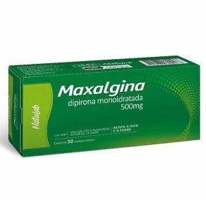 Maxalgina Comprimido 500Mg, Caixa Com 30 Comprimidos