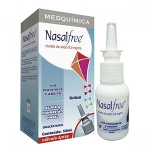 Nasalfree 9,0Mg/mL, Caixa Com 1 Frasco Spray Com 50mL De Solução De Uso Nasal